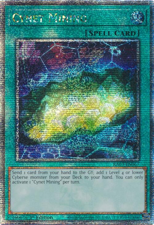 Cynet Mining (Quarter Century Secret Rare) [RA03-EN067] Quarter Century Secret Rare | RetroPlay Games