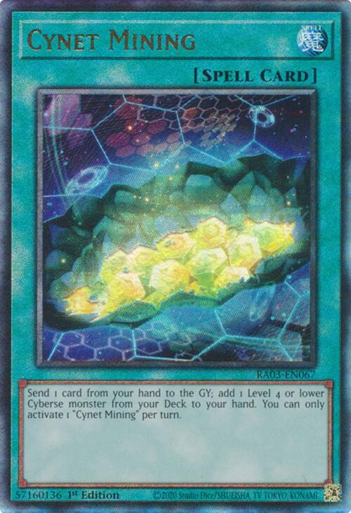 Cynet Mining (UTR) [RA03-EN067] Prismatic Ultimate Rare | RetroPlay Games