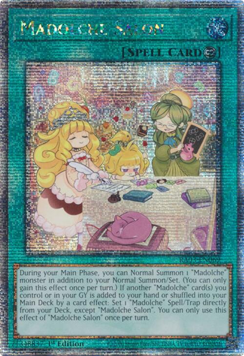 Madolche Salon (Quarter Century Secret Rare) [RA03-EN069] Quarter Century Secret Rare | RetroPlay Games