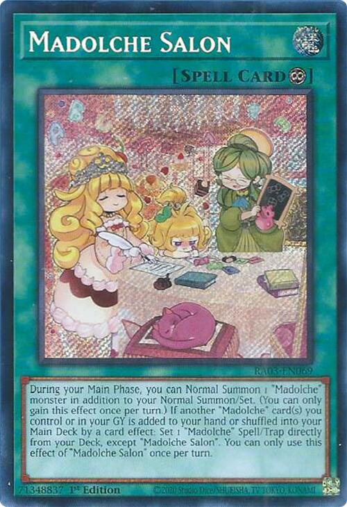 Madolche Salon (Secret Rare) [RA03-EN069] Secret Rare | RetroPlay Games