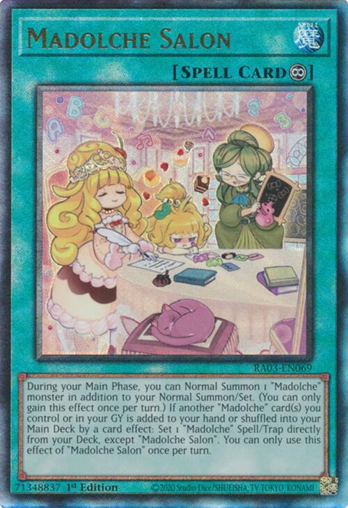 Madolche Salon (UTR) [RA03-EN069] Prismatic Ultimate Rare | RetroPlay Games