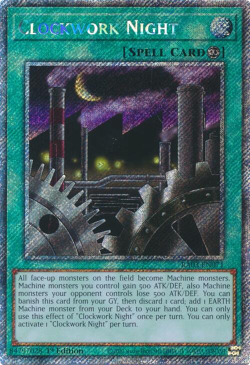 Clockwork Night (Platinum Secret Rare) [RA03-EN071] Platinum Secret Rare | RetroPlay Games