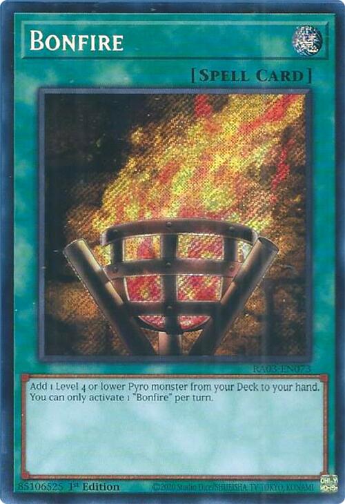 Bonfire (Secret Rare) [RA03-EN073] Secret Rare | RetroPlay Games