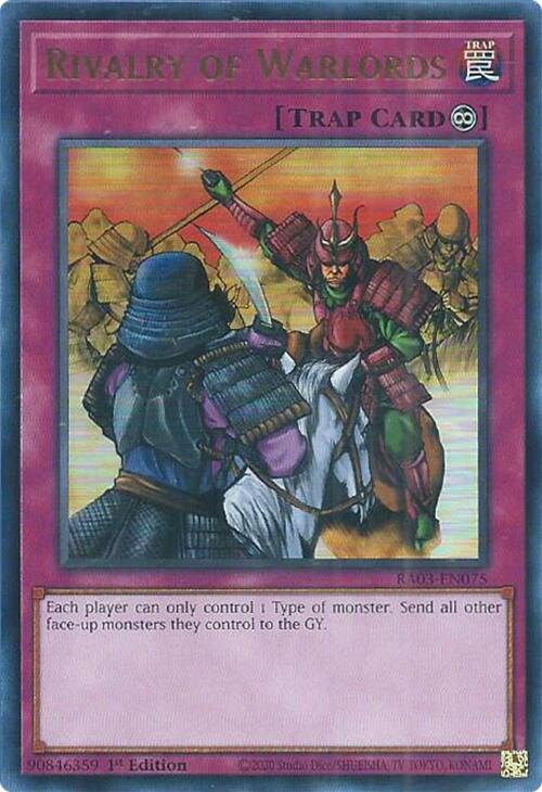 Rivalry of Warlords (UR) [RA03-EN075] Ultra Rare | RetroPlay Games