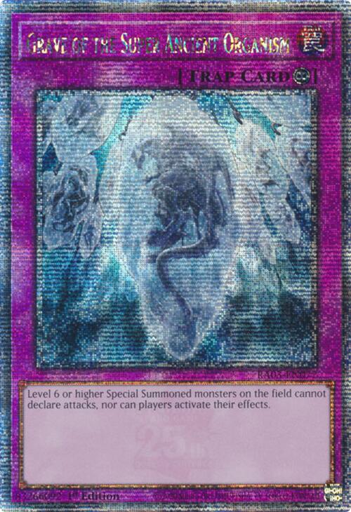 Grave of the Super Ancient Organism (Quarter Century Secret Rare) [RA03-EN077] Quarter Century Secret Rare | RetroPlay Games