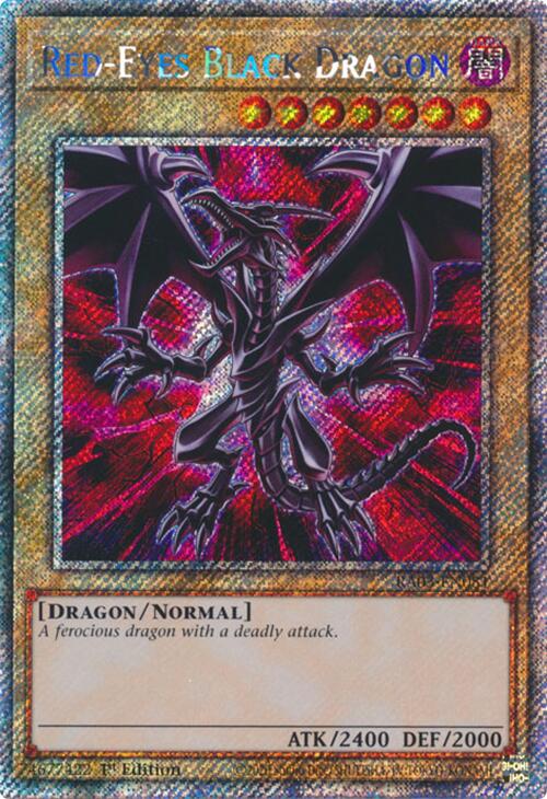 Red-Eyes Black Dragon (Platinum Secret Rare) [RA03-EN081] Platinum Secret Rare | RetroPlay Games