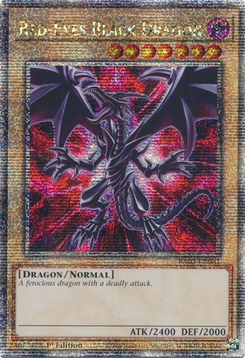 Red-Eyes Black Dragon (Quarter Century Secret Rare) [RA03-EN081] Quarter Century Secret Rare | RetroPlay Games