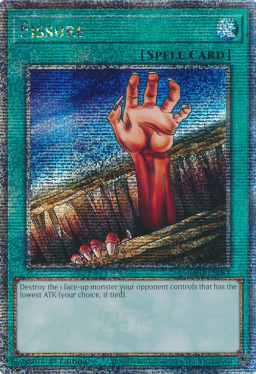 Fissure (Quarter Century Secret Rare) [RA03-EN084] Quarter Century Secret Rare | RetroPlay Games