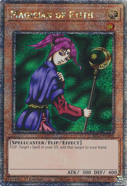 Magician of Faith (Quarter Century Secret Rare) [RA03-EN090] Quarter Century Secret Rare | RetroPlay Games