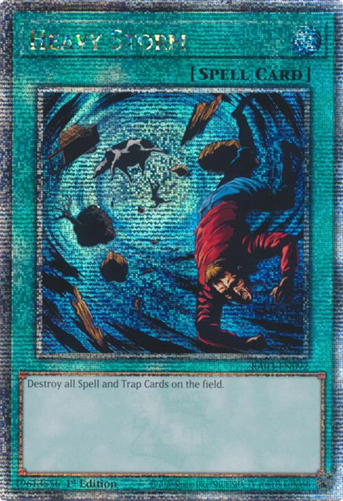 Heavy Storm (Quarter Century Secret Rare) [RA03-EN092] Quarter Century Secret Rare | RetroPlay Games