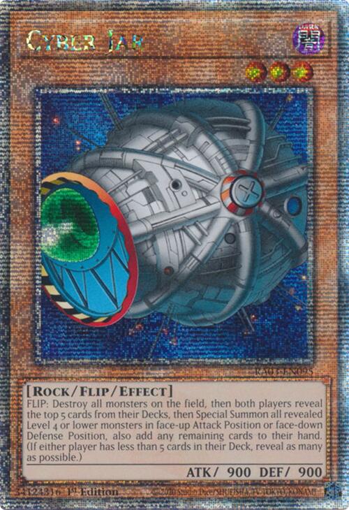 Cyber Jar (Quarter Century Secret Rare) [RA03-EN095] Quarter Century Secret Rare | RetroPlay Games