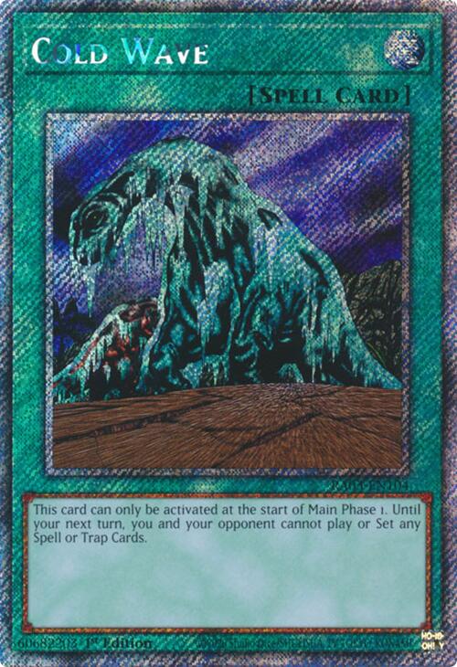 Cold Wave (Platinum Secret Rare) [RA03-EN104] Platinum Secret Rare | RetroPlay Games