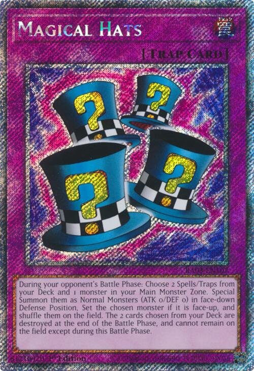 Magical Hats (Platinum Secret Rare) [RA03-EN107] Platinum Secret Rare | RetroPlay Games