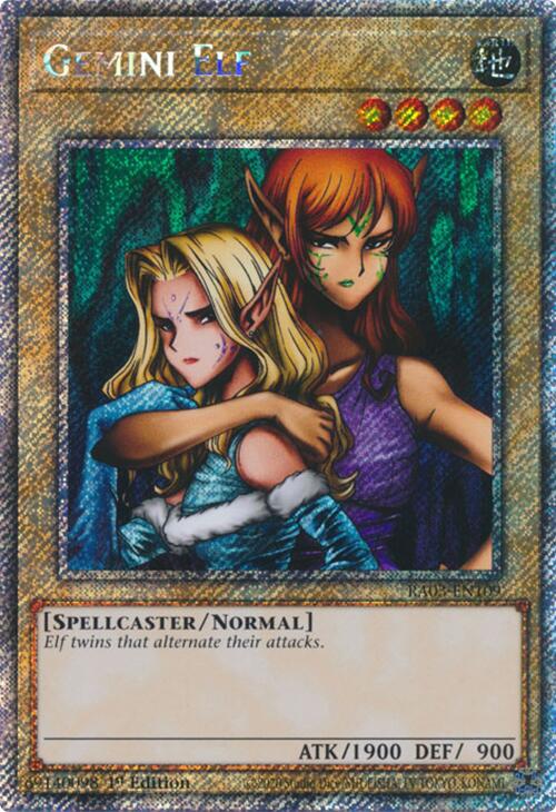 Gemini Elf (Platinum Secret Rare) [RA03-EN109] Platinum Secret Rare | RetroPlay Games