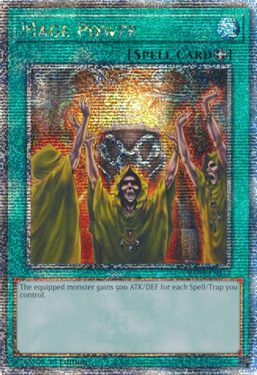 Mage Power (Quarter Century Secret Rare) [RA03-EN113] Quarter Century Secret Rare | RetroPlay Games