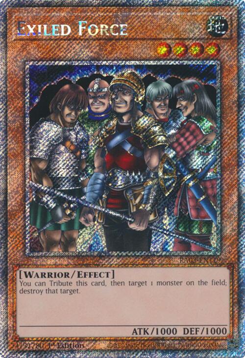 Exiled Force (Platinum Secret Rare) [RA03-EN119] Platinum Secret Rare | RetroPlay Games