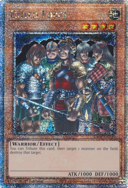 Exiled Force (Quarter Century Secret Rare) [RA03-EN119] Quarter Century Secret Rare | RetroPlay Games