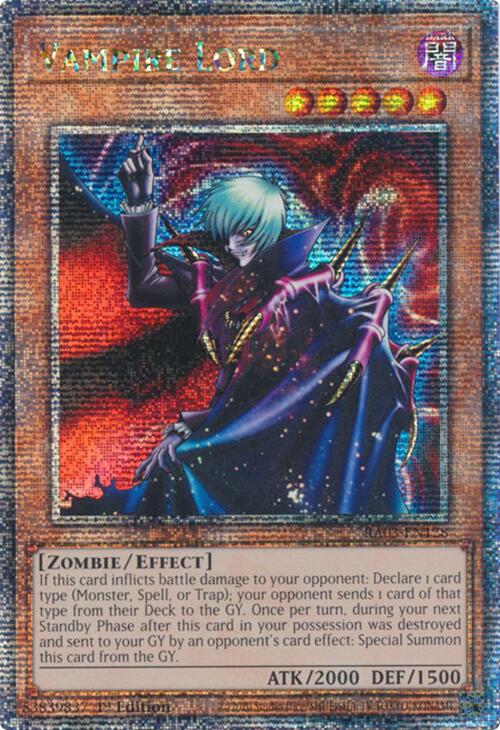 Vampire Lord (Quarter Century Secret Rare) [RA03-EN128] Quarter Century Secret Rare | RetroPlay Games