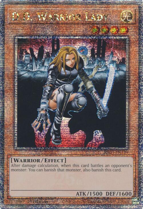 D.D. Warrior Lady (Quarter Century Secret Rare) [RA03-EN129] Quarter Century Secret Rare | RetroPlay Games