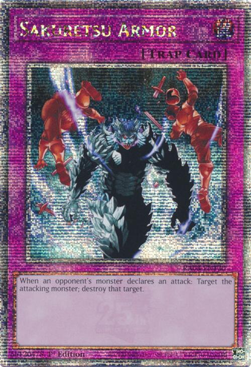 Sakuretsu Armor (Quarter Century Secret Rare) [RA03-EN130] Quarter Century Secret Rare | RetroPlay Games