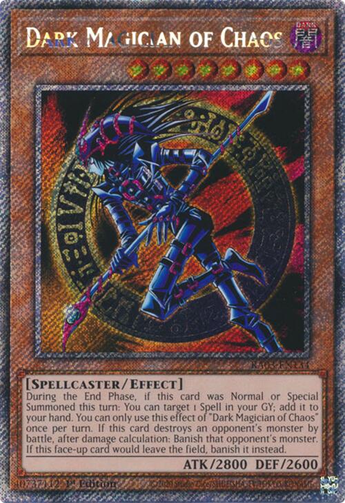 Dark Magician of Chaos (Platinum Secret Rare) [RA03-EN134] Platinum Secret Rare | RetroPlay Games