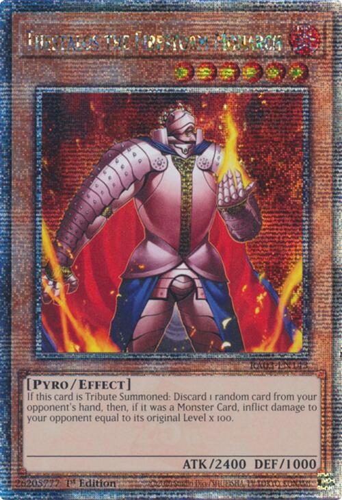 Thestalos the Firestorm Monarch (Quarter Century Secret Rare) [RA03-EN143] Quarter Century Secret Rare | RetroPlay Games