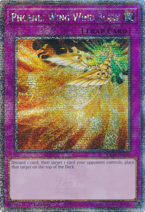 Phoenix Wing Wind Blast (Quarter Century Secret Rare) [RA03-EN149] Quarter Century Secret Rare | RetroPlay Games