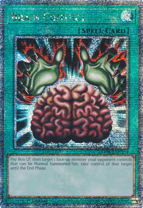 Brain Control (Quarter Century Secret Rare) [RA03-EN154] Quarter Century Secret Rare | RetroPlay Games