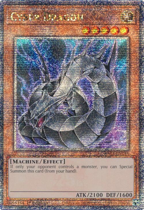 Cyber Dragon (Quarter Century Secret Rare) [RA03-EN155] Quarter Century Secret Rare | RetroPlay Games