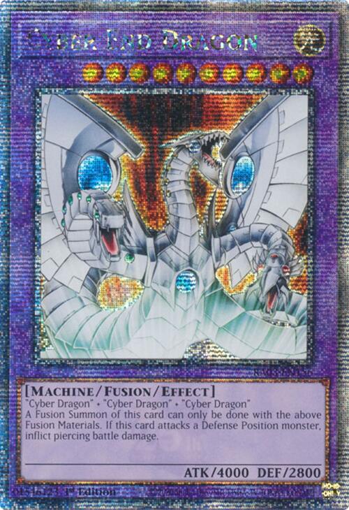 Cyber End Dragon (Quarter Century Secret Rare) [RA03-EN156] Quarter Century Secret Rare | RetroPlay Games