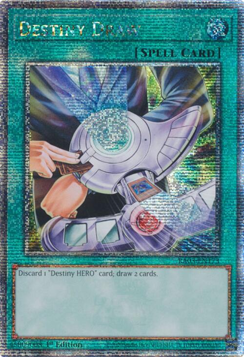 Destiny Draw (Quarter Century Secret Rare) [RA03-EN173] Quarter Century Secret Rare | RetroPlay Games