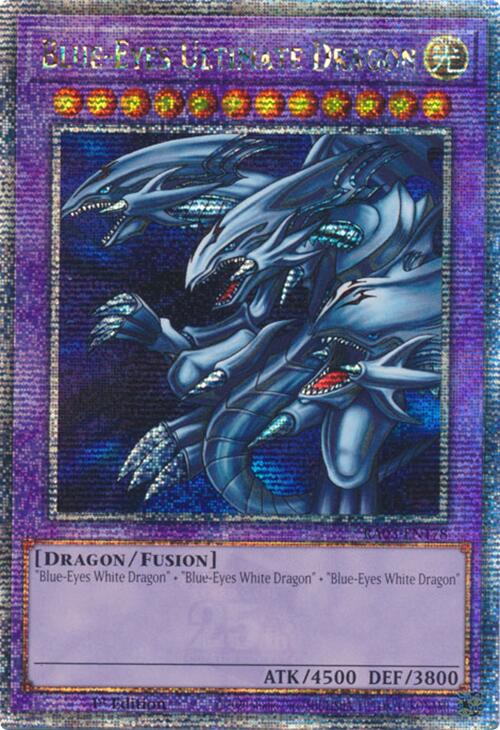 Blue-Eyes Ultimate Dragon (Quarter Century Secret Rare) [RA03-EN178] Quarter Century Secret Rare | RetroPlay Games