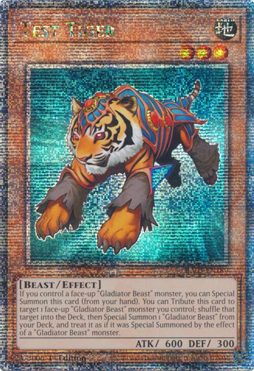 Test Tiger (Quarter Century Secret Rare) [RA03-EN189] Quarter Century Secret Rare | RetroPlay Games