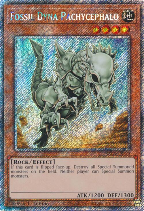 Fossil Dyna Pachycephalo (Platinum Secret Rare) [RA03-EN195] Platinum Secret Rare | RetroPlay Games