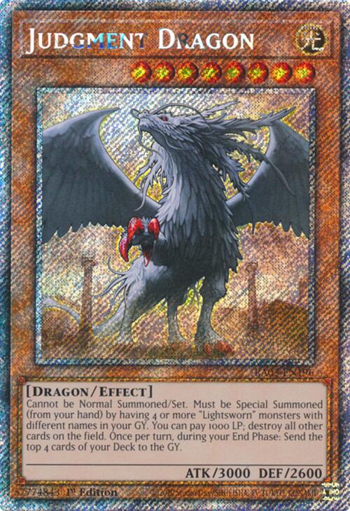 Judgment Dragon (Platinum Secret Rare) [RA03-EN196] Platinum Secret Rare | RetroPlay Games