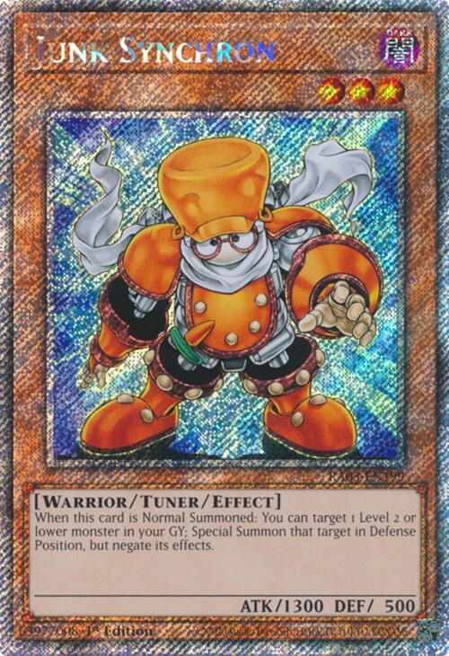 Junk Synchron (Platinum Secret Rare) [RA03-EN199] Platinum Secret Rare | RetroPlay Games
