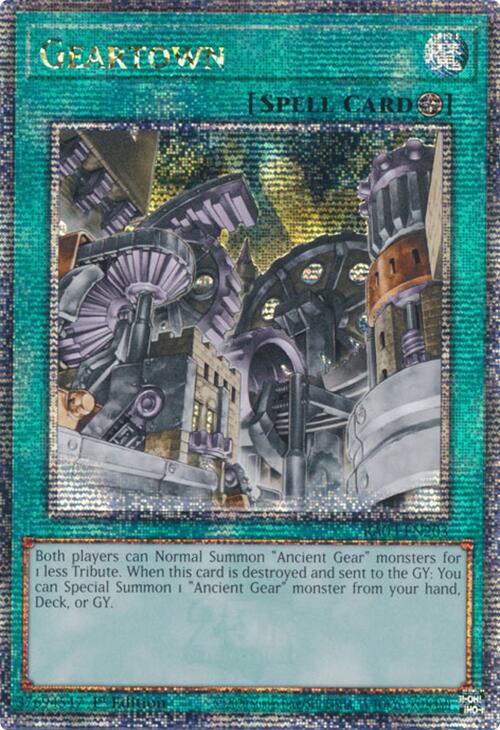 Geartown (Quarter Century Secret Rare) [RA03-EN203] Quarter Century Secret Rare | RetroPlay Games