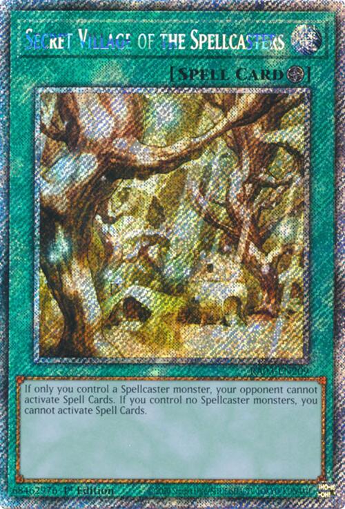 Secret Village of the Spellcasters (Platinum Secret Rare) [RA03-EN209] Platinum Secret Rare | RetroPlay Games