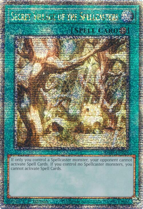 Secret Village of the Spellcasters (Quarter Century Secret Rare) [RA03-EN209] Quarter Century Secret Rare | RetroPlay Games