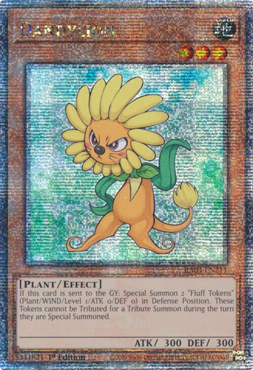 Dandylion (Quarter Century Secret Rare) [RA03-EN211] Quarter Century Secret Rare | RetroPlay Games