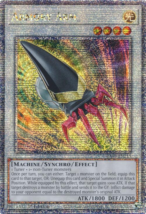 Armory Arm (Quarter Century Secret Rare) [RA03-EN213] Quarter Century Secret Rare | RetroPlay Games