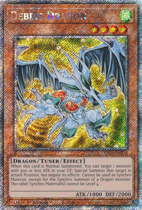 Debris Dragon (Platinum Secret Rare) [RA03-EN214] Platinum Secret Rare | RetroPlay Games