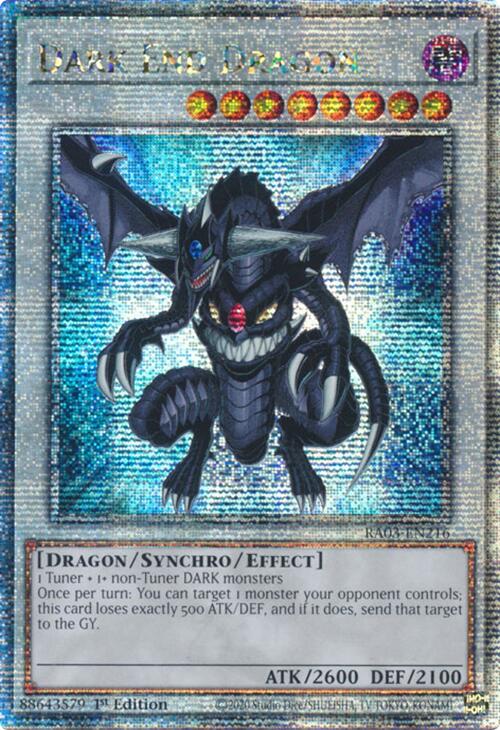 Dark End Dragon (Quarter Century Secret Rare) [RA03-EN216] Quarter Century Secret Rare | RetroPlay Games