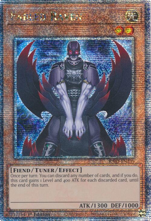 Fabled Raven (Quarter Century Secret Rare) [RA03-EN239] Quarter Century Secret Rare | RetroPlay Games