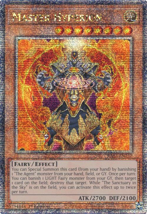 Master Hyperion (Quarter Century Secret Rare) [RA03-EN252] Quarter Century Secret Rare | RetroPlay Games