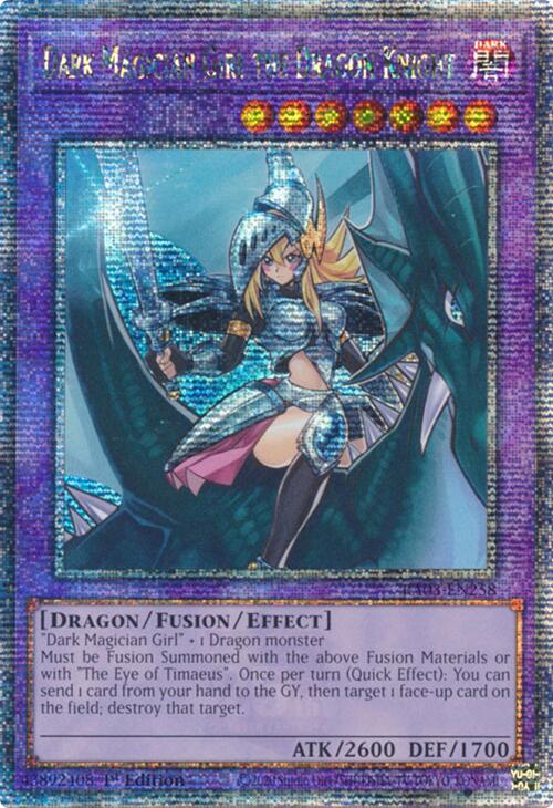 Dark Magician Girl the Dragon Knight (Quarter Century Secret Rare) [RA03-EN258] Quarter Century Secret Rare | RetroPlay Games
