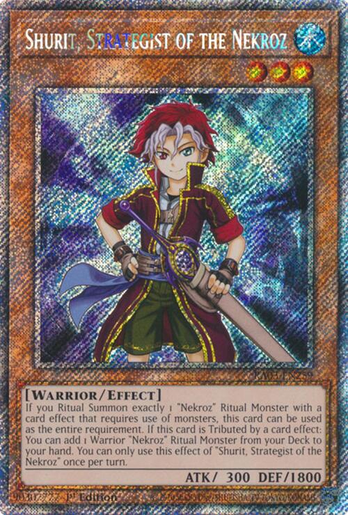 Shurit, Strategist of the Nekroz (Platinum Secret Rare) [RA03-EN259] Platinum Secret Rare | RetroPlay Games