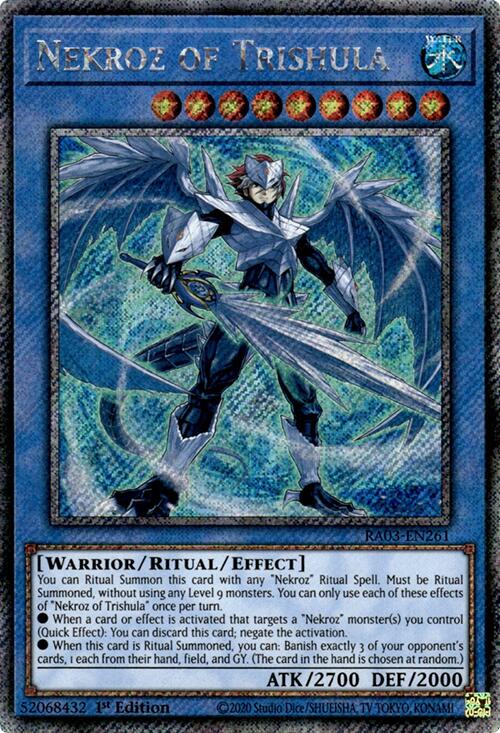 Nekroz of Trishula (Platinum Secret Rare) [RA03-EN261] Platinum Secret Rare | RetroPlay Games