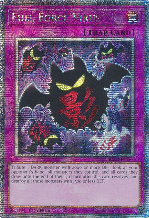 Full Force Virus (Quarter Century Secret Rare) [RA03-EN267] Quarter Century Secret Rare | RetroPlay Games