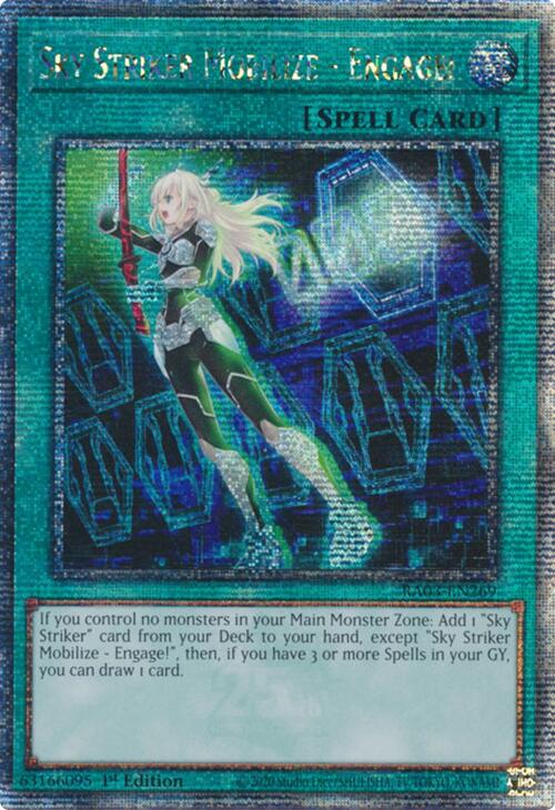 Sky Striker Mobilize - Engage! (Quarter Century Secret Rare) [RA03-EN269] Quarter Century Secret Rare | RetroPlay Games